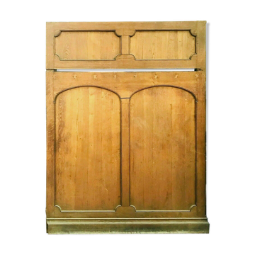 Eléments de boiserie en chêne mouluré Art Déco XX siècle