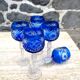 Set de 5 verres à vin en cristal de Pologne
