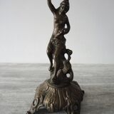 Old Bronze 6-Light Candelabra