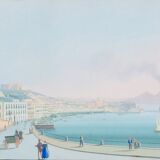 Neapolitan gouaches: Views of Naples.XIXth