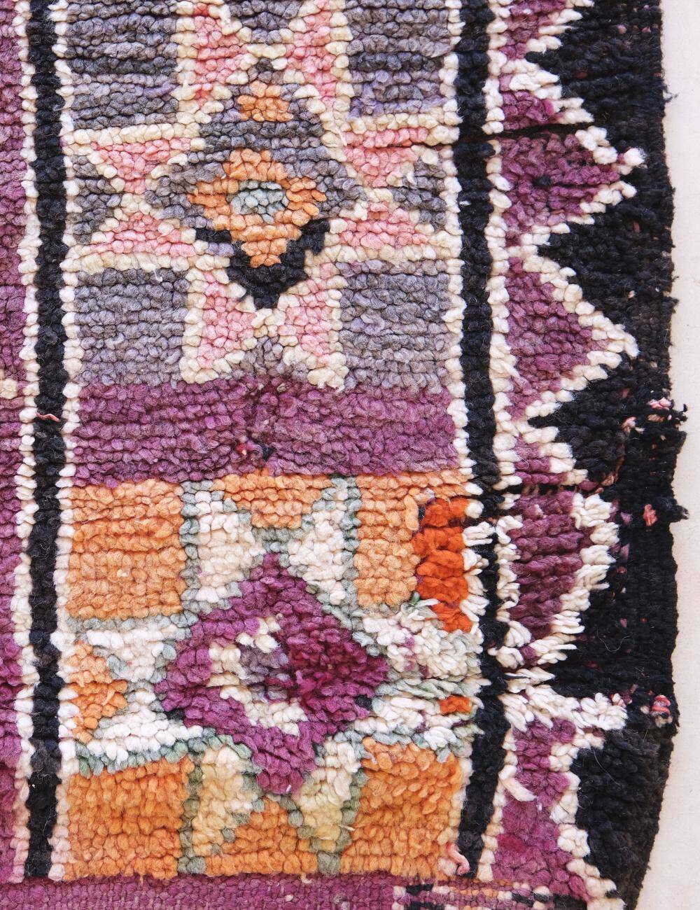 Vintage Moroccan Rug - 404 x 190 cm