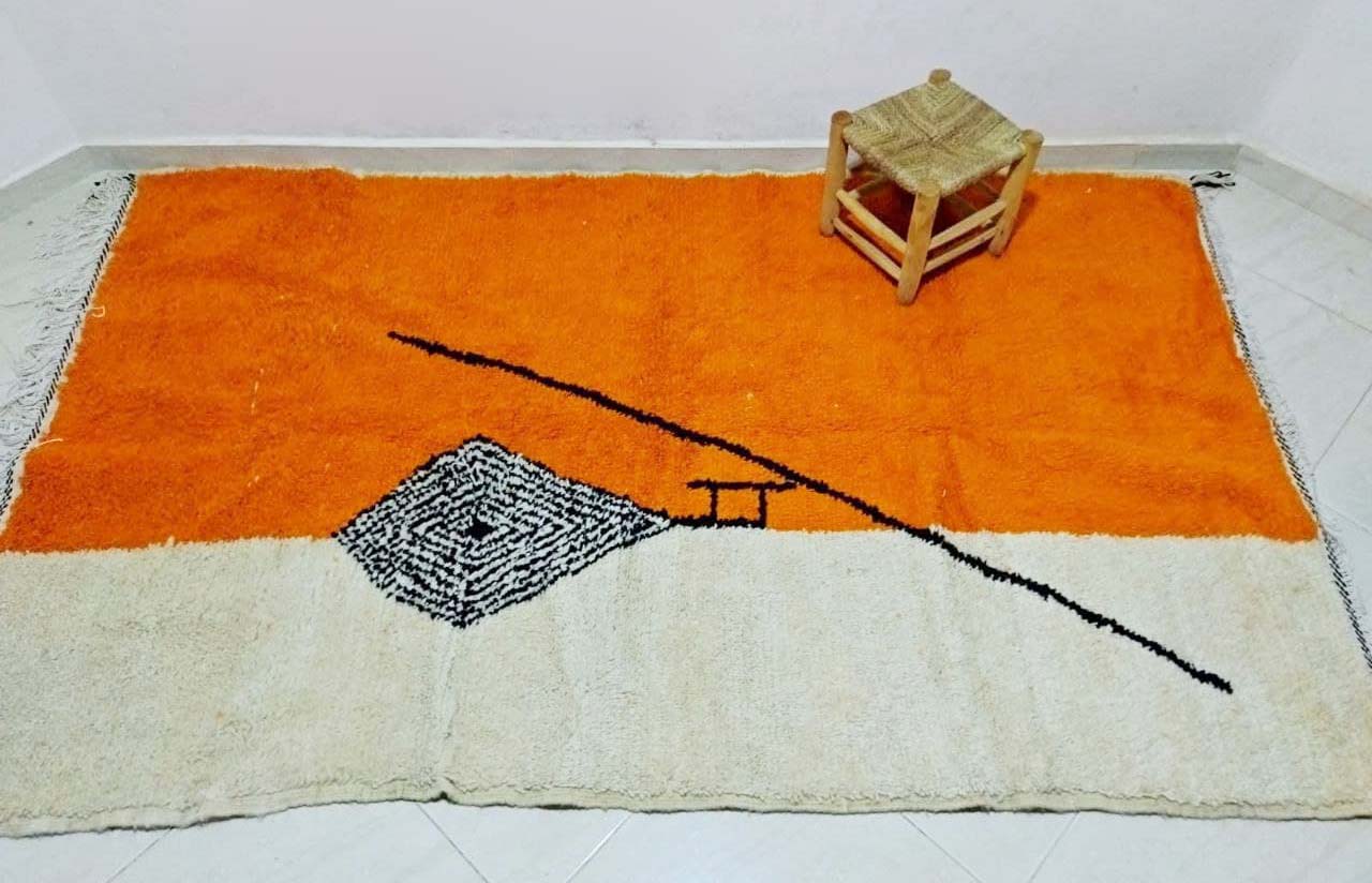 Moroccan berber carpet 248x153cm
