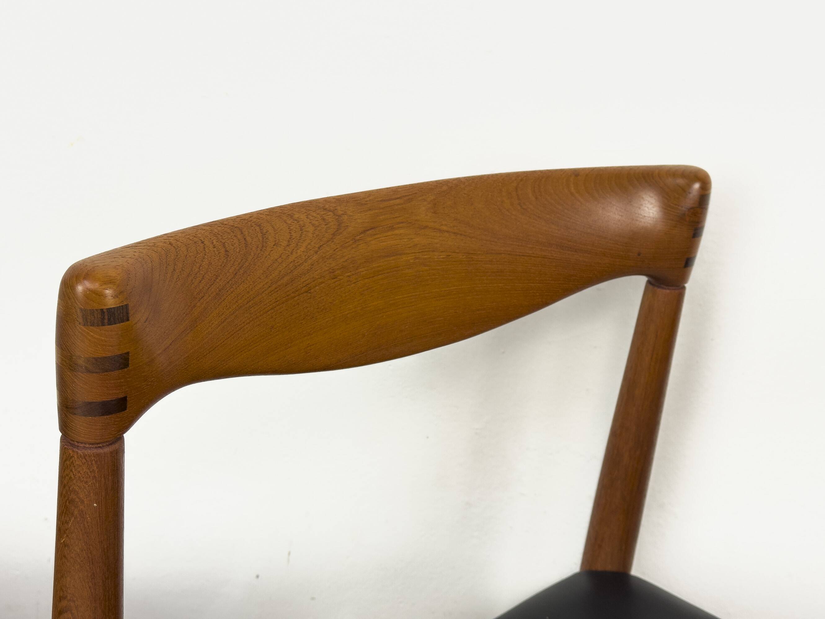 Danish Teak Dining Chairs by H. W. Klein for Bramin, 1960s, Set of 4