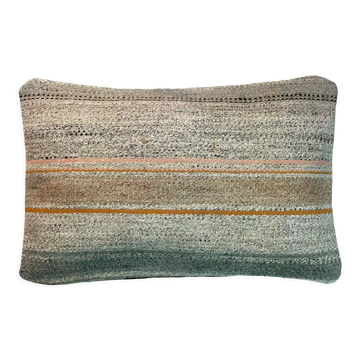 Vintage turkish handmade cushion cover , 30 x 50 cm