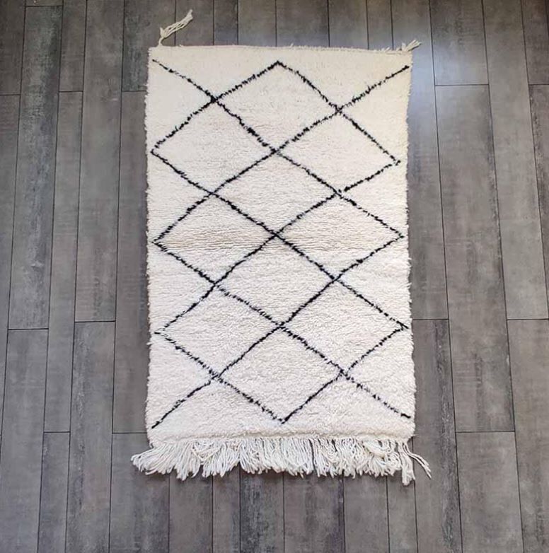 Berber diamond carpet 90x140 cm
