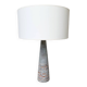 Lampe de table céramique bleue style 1950