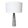 Lampe de table céramique bleue style 1950