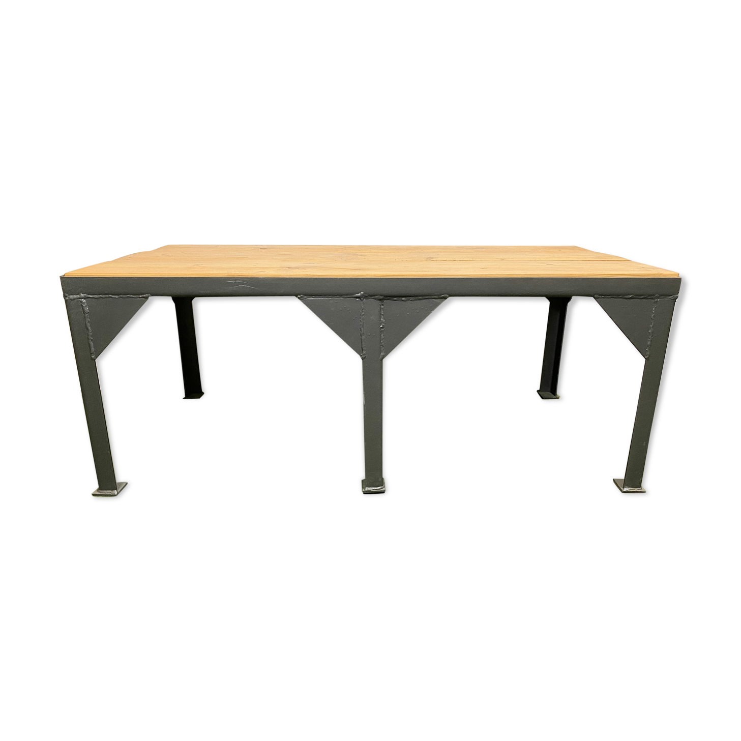 Black industrial coffee table, 1970s