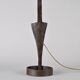 Grande lampe en fer forgé de Léopold Gest, années 1970