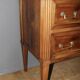 Commode Sauteuse Louis XVI en Noyer Fin XVIIIe