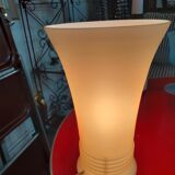 50s yellow opaline lamp