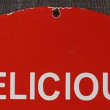 Plaque émaillée Coca-Cola « Delicious Coca-Cola Refreshes You Best » 1950's États-Unis