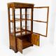 Small Biedermeier / Louis-Philippe display cabinet in walnut and birch 1840-1860