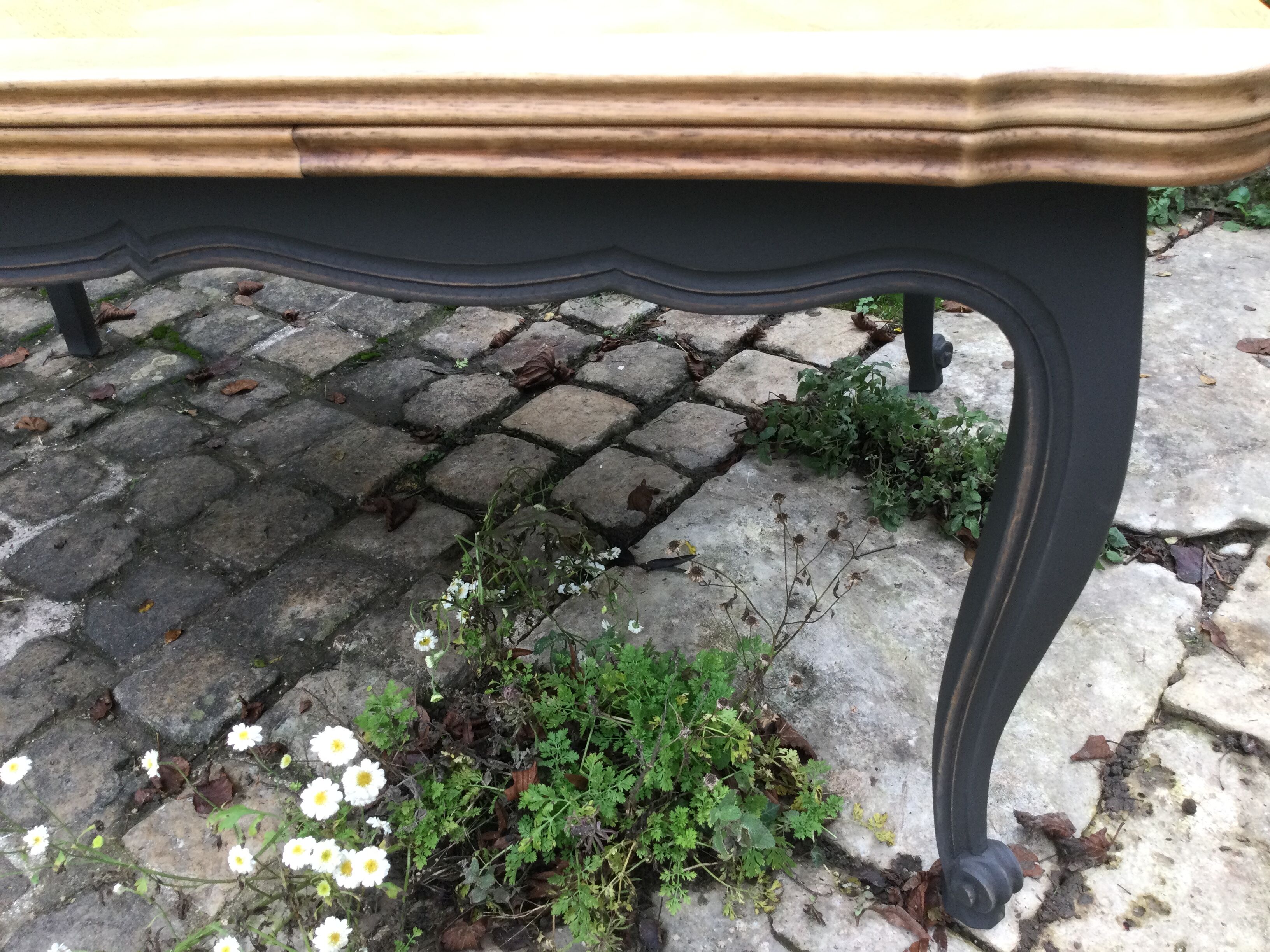 Old oak dining table