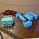 Modernist miniature furniture set made from wood, Germany 1920s