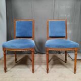 Paire de chaise style louis XVI