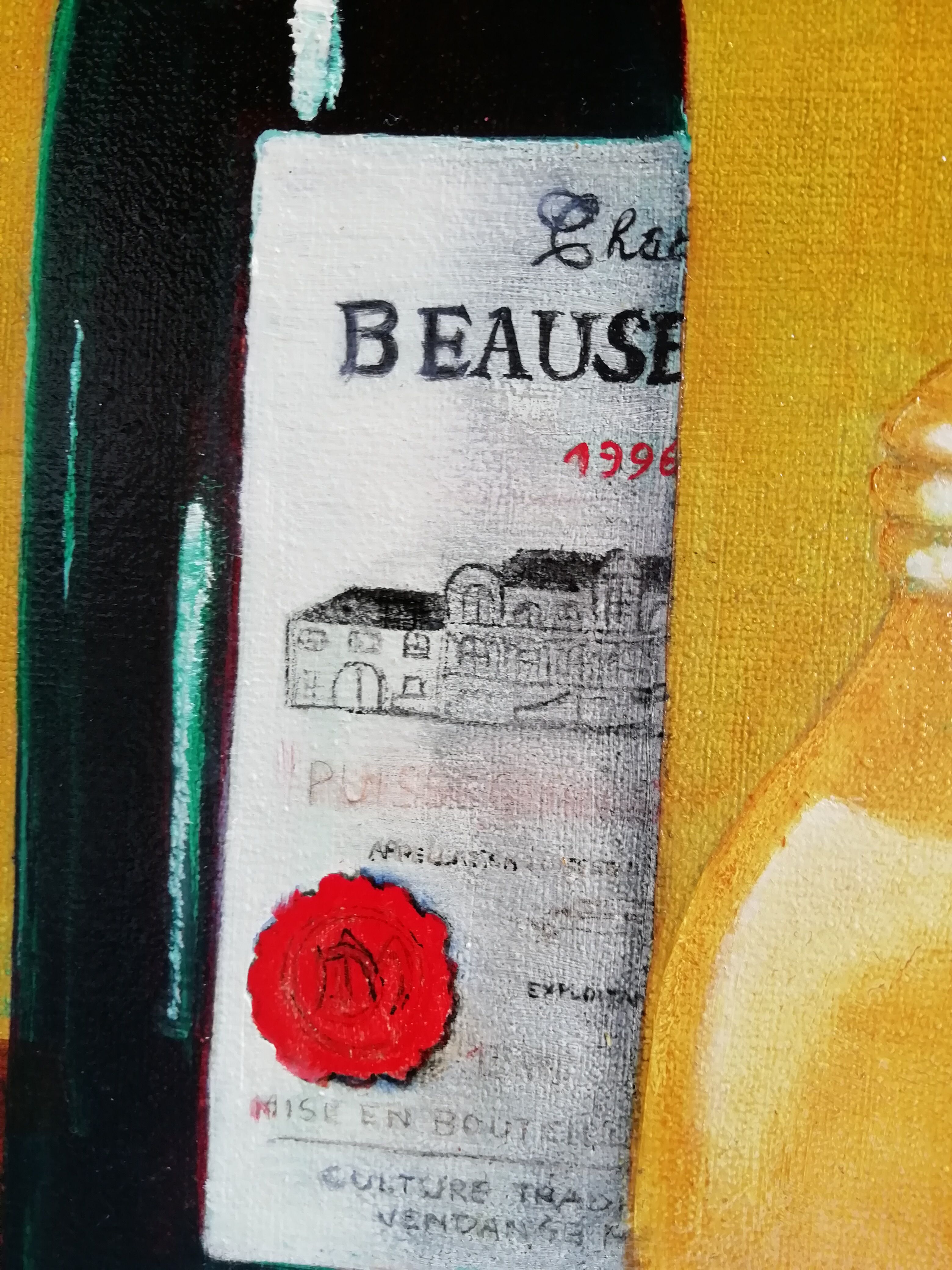 Oil on canvas still life