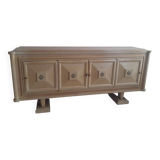 Gaston Poisson art deco oak dining room