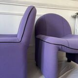 Vintage wool armchair from the 80s