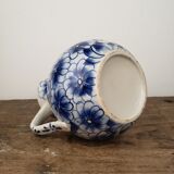 Pichet fleurs bleues