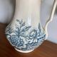 Toilet pitcher pitcher vase iron earth Gien model Saint Germain vintage old decoration