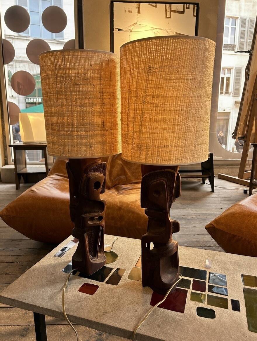 Paire de lampes de Gianni Pinna