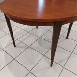 Scandinavian extendable table vintage teak 1960s