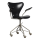 First edition Arne Jacobsen model 3217 office chair for Fritz Hansen, Denmark, 1950s