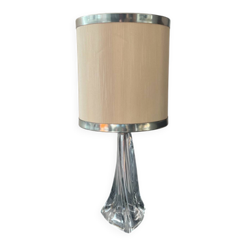 Lampe en cristal de Daum, années 50