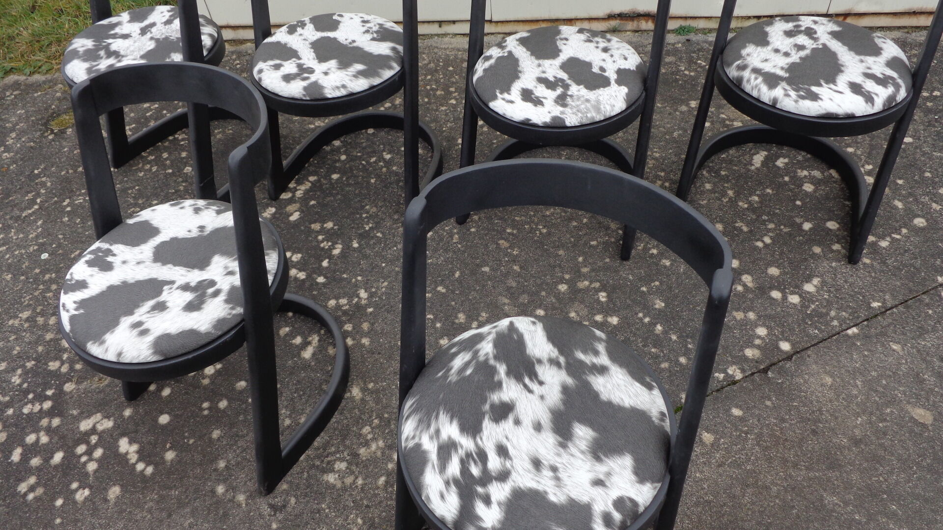Set of 6 Baumann Halfa chairs
