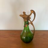 Aiguière carafe en verre soufflé