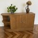 Meuble bas enfilade vintage art déco bois massif