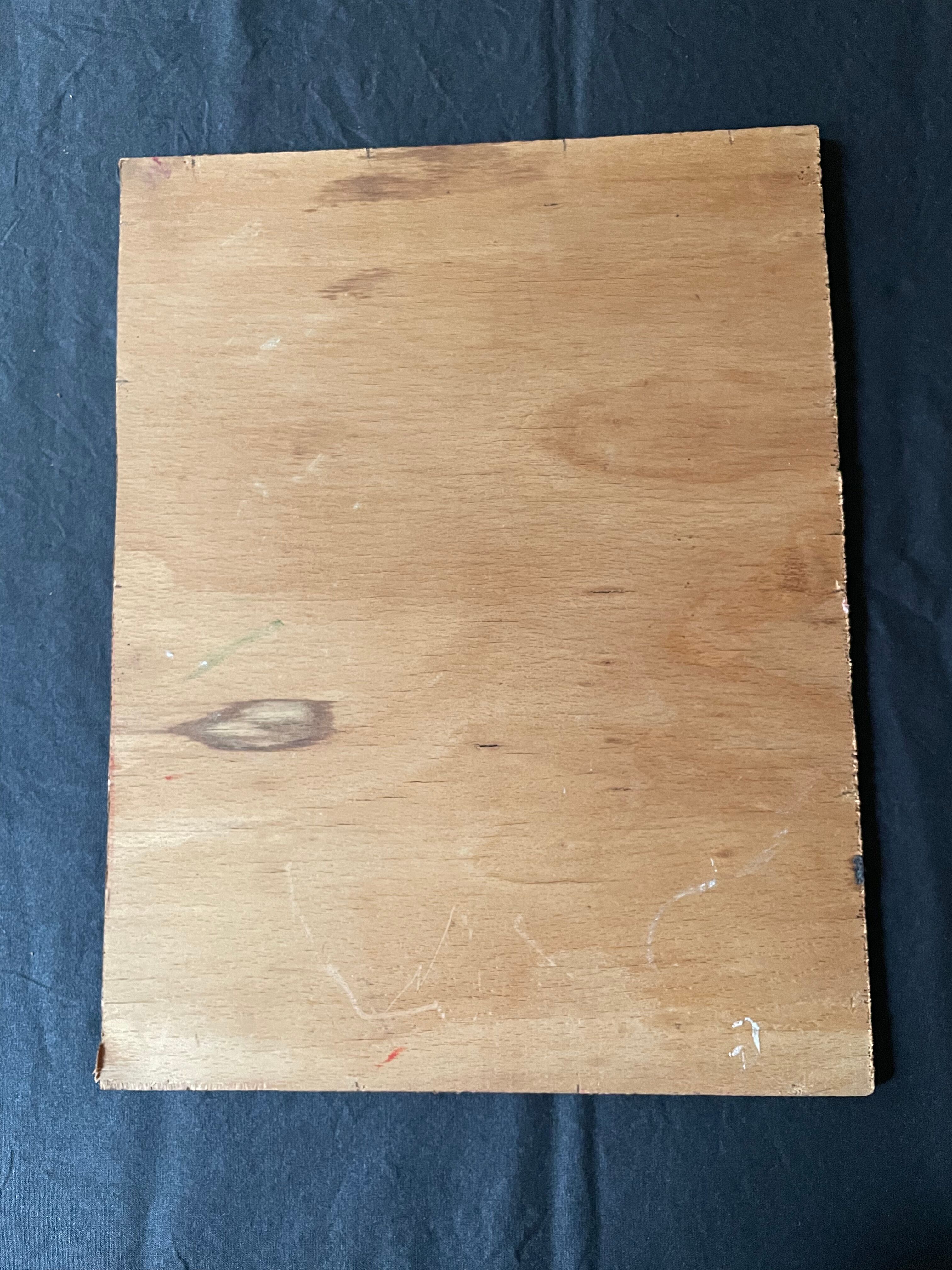 Huile sur bois bouquet