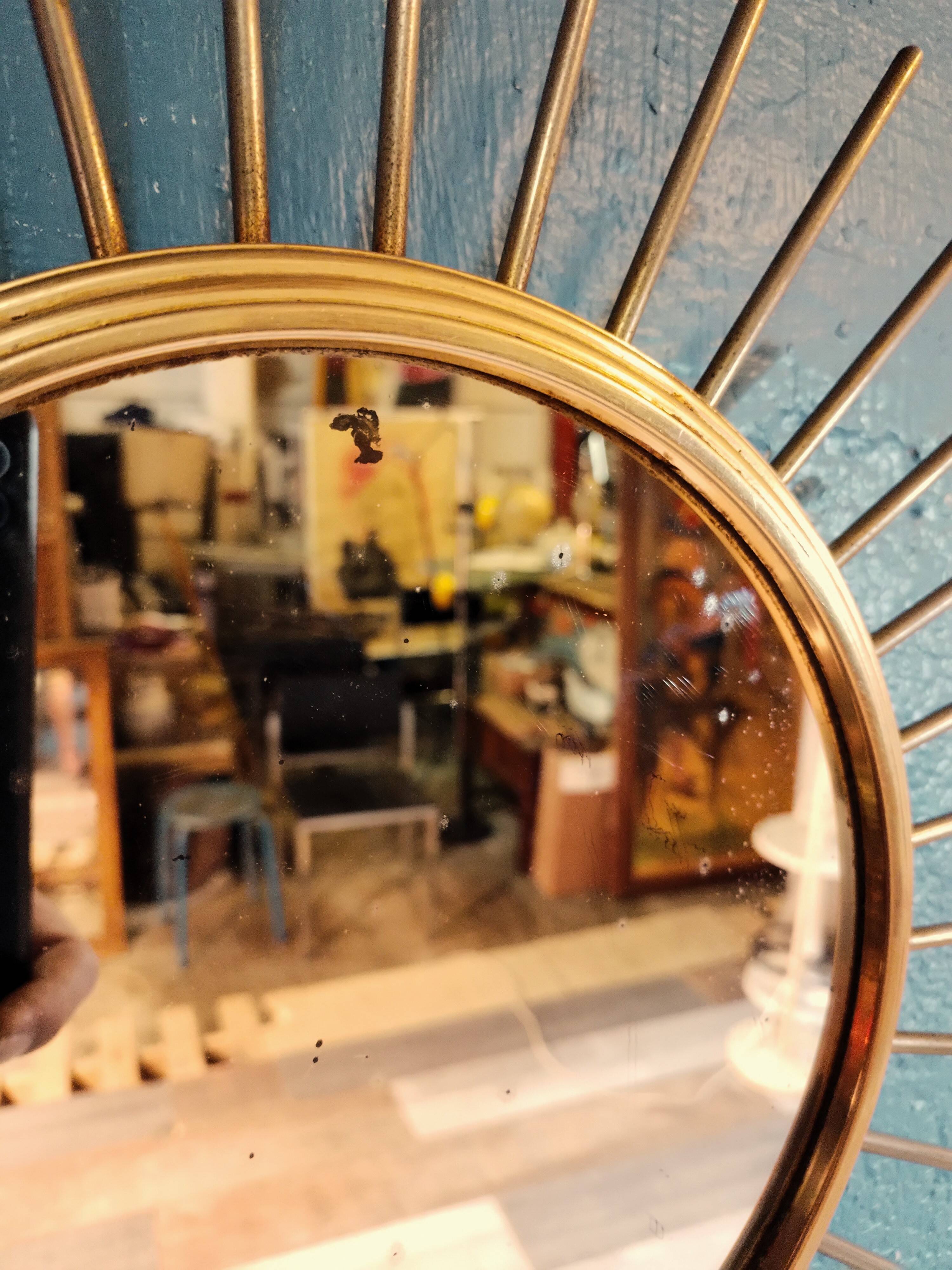 Sun wall mirror Erdecor 1950s