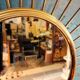 Miroir mural soleil Erdecor 1950s