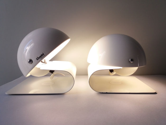 Pair of Guzzini lamps - "Bugia" Giuseppe Cormio