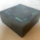 Grey and blue ring holder tray