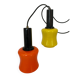 2 opaline suspensions by Massimo Vignelli vintage made in Italy.