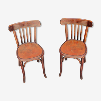 Paire de chaises bistrot Baumann