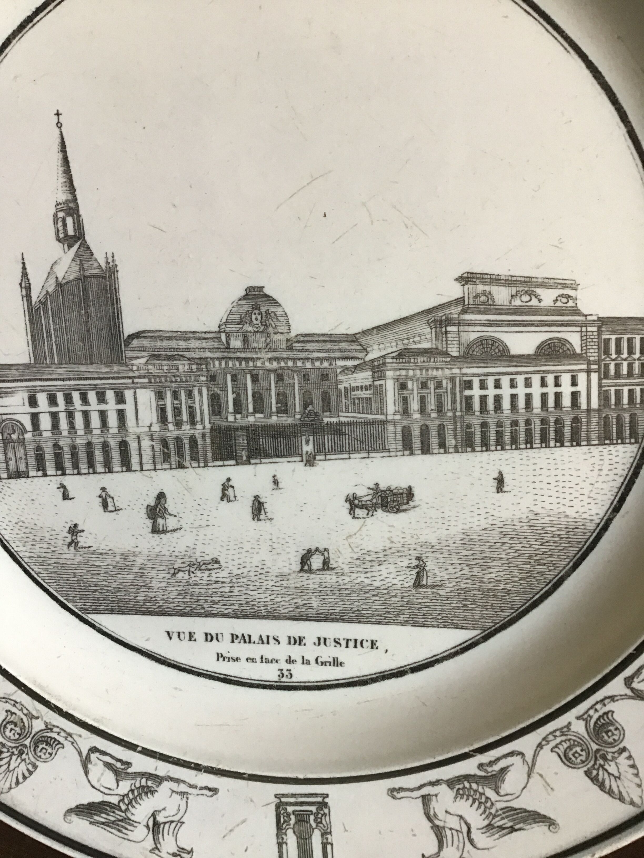Creil Montereau Plate