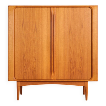 Buffet haut en teck, Bernhard Pedersen & Søn, Danemark, années 60