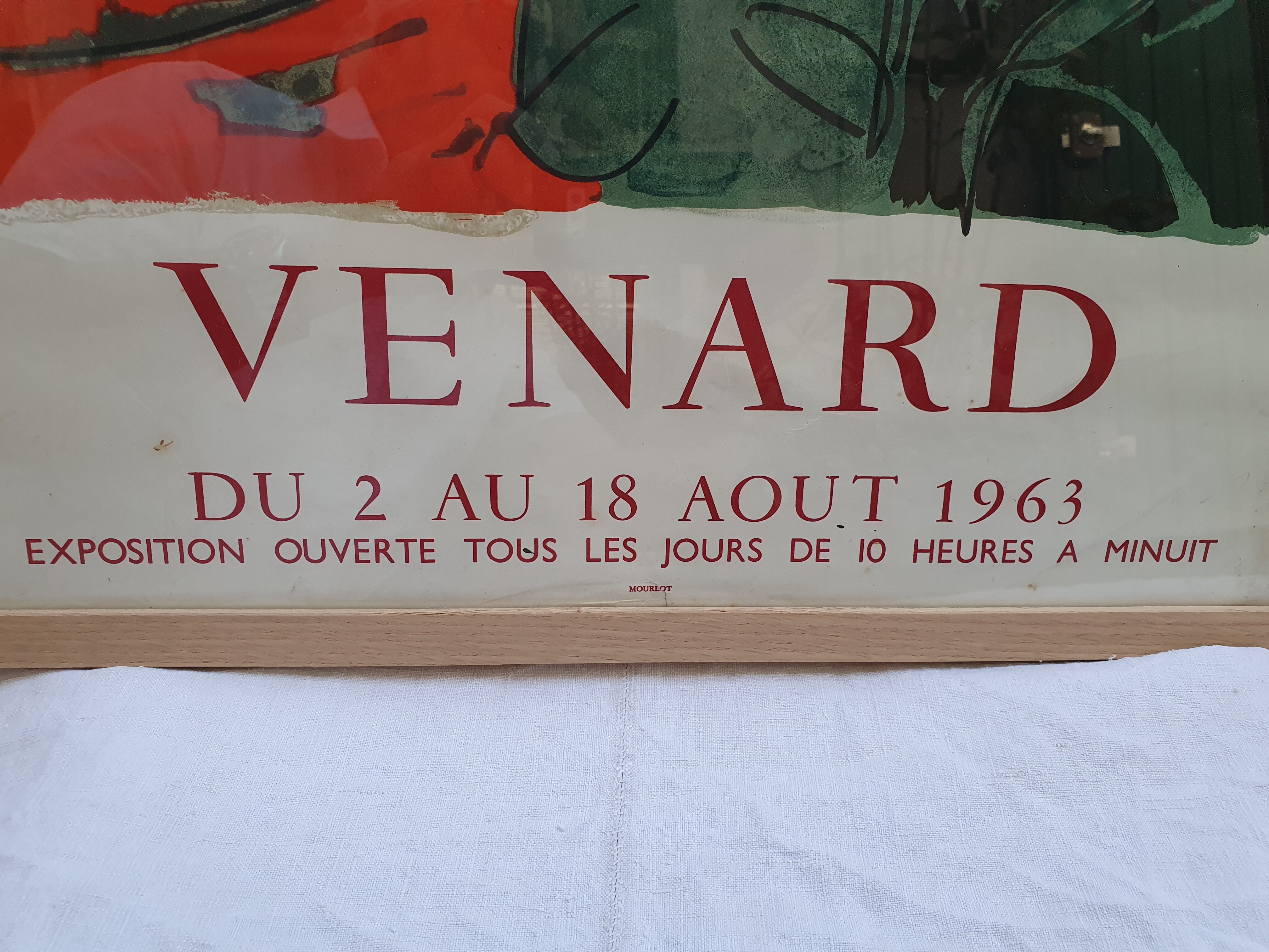 Lithographed poster of Venard