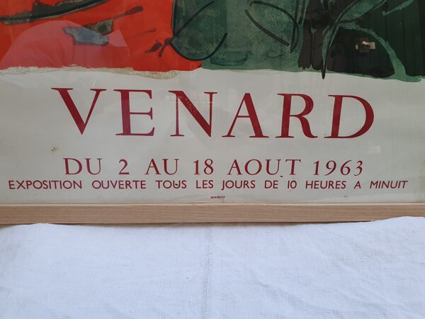Affiche lithographiée de Venard