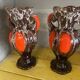 Pair of large Vallauris amphora-style vases, 31 cm high