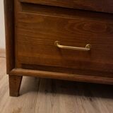 Vintage wooden chest of drawers with 4 drawers