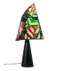 Postmodern table lamp Missoni by Massimo Valloto, Italy, 1980s