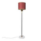 Vintage 1950s floor lamp in marble and brass, Italian design