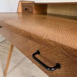 Foot oak writing desk