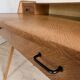 Bureau écritoire chêne pied portique