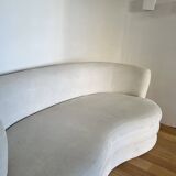 Solomon 3-seater designer sofa in bouclé